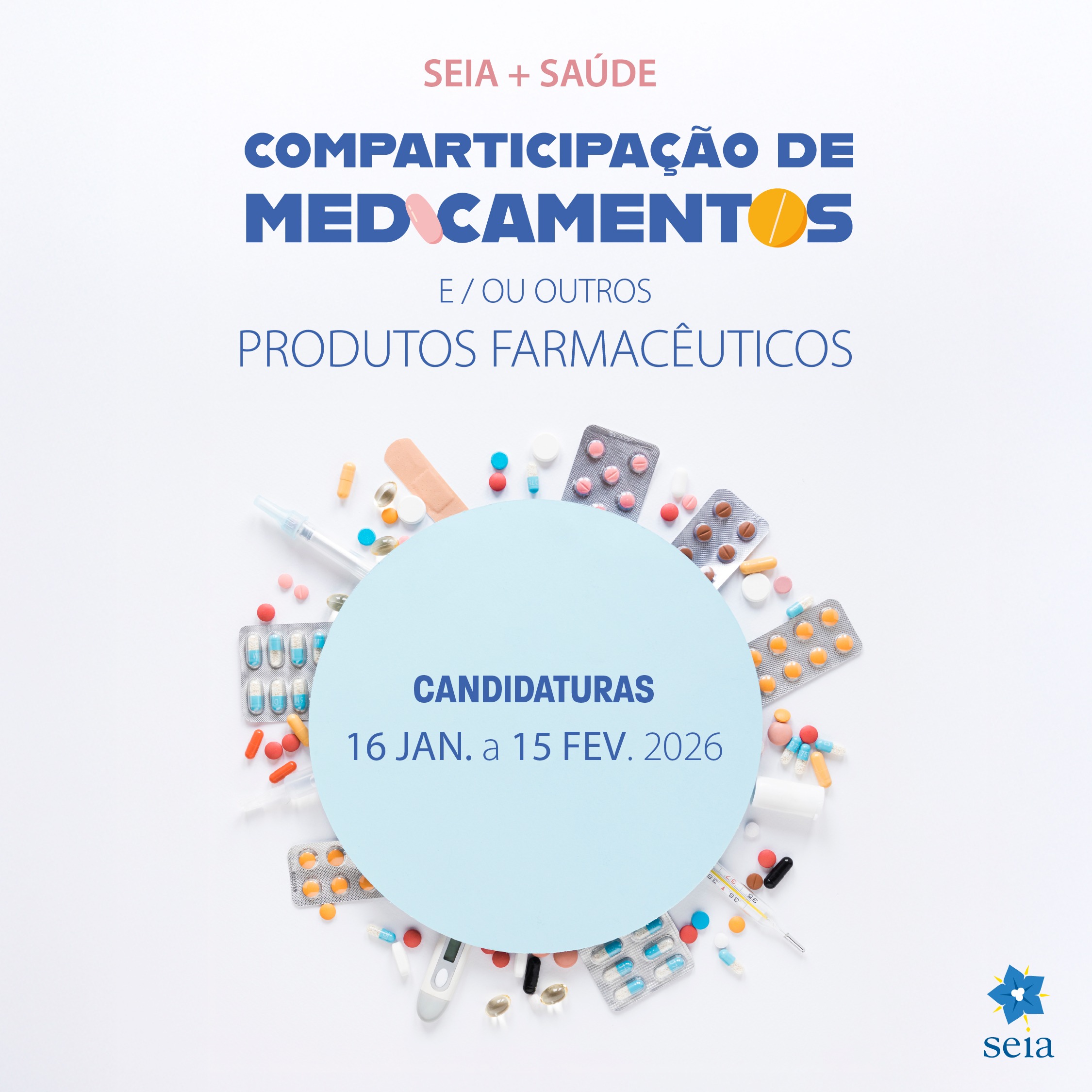 Aberto período de candidaturas ao Programa Municipal de Comparticipação de Medicamentos