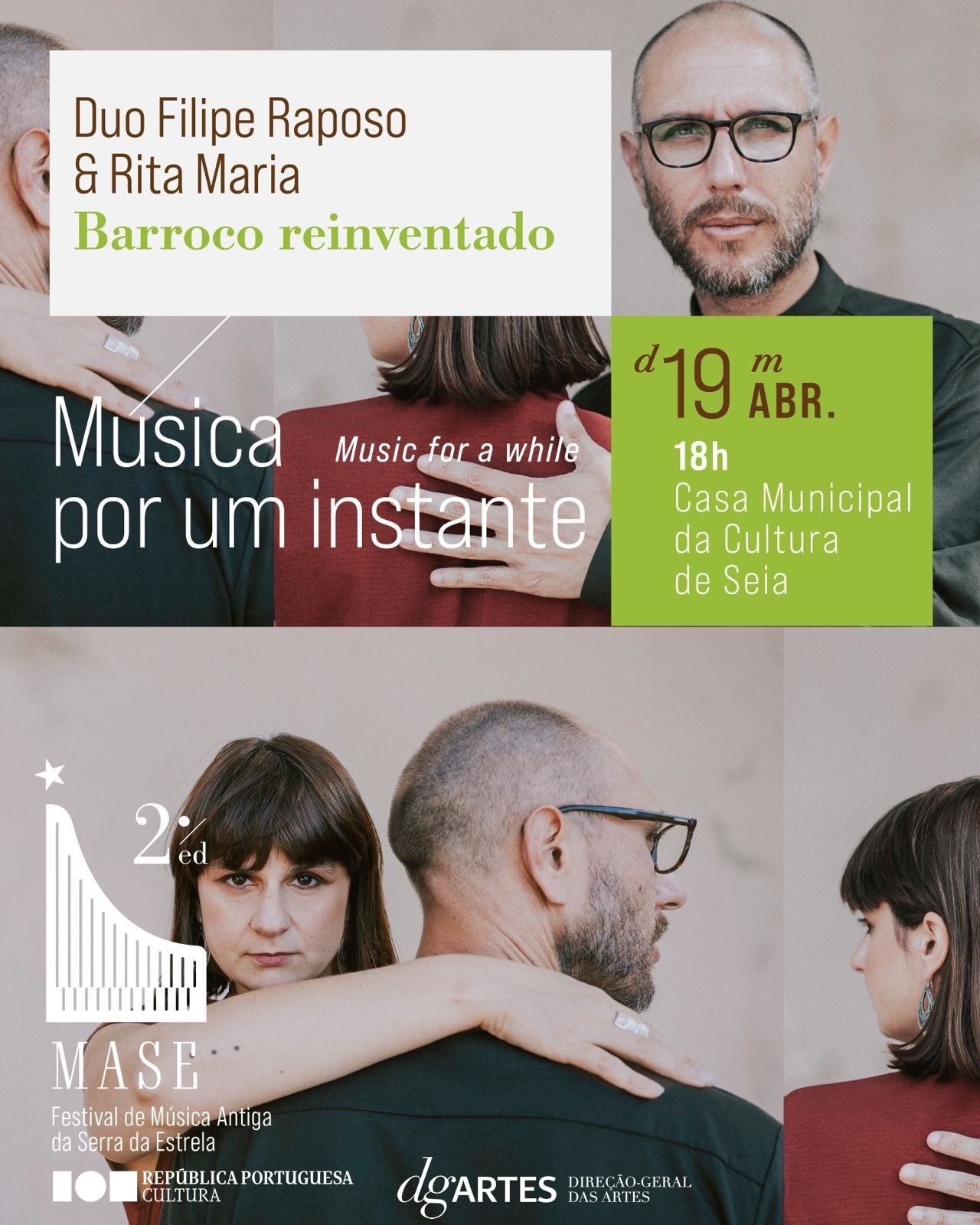 FEMASE: “Barroco reinventado” com Filipe Raposo e Rita Maria