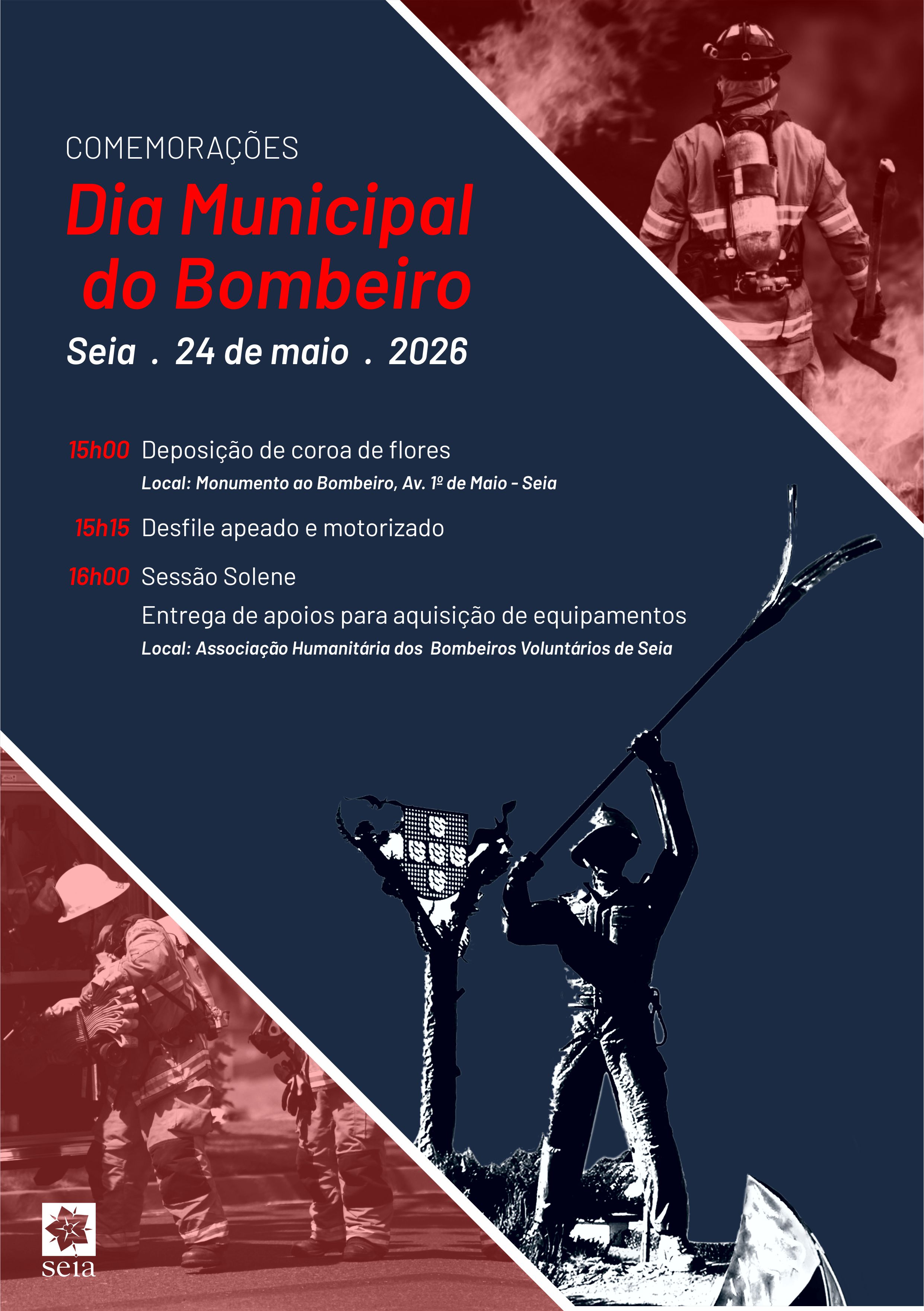 Seia assinala Dia Municipal do Bombeiro este domingo