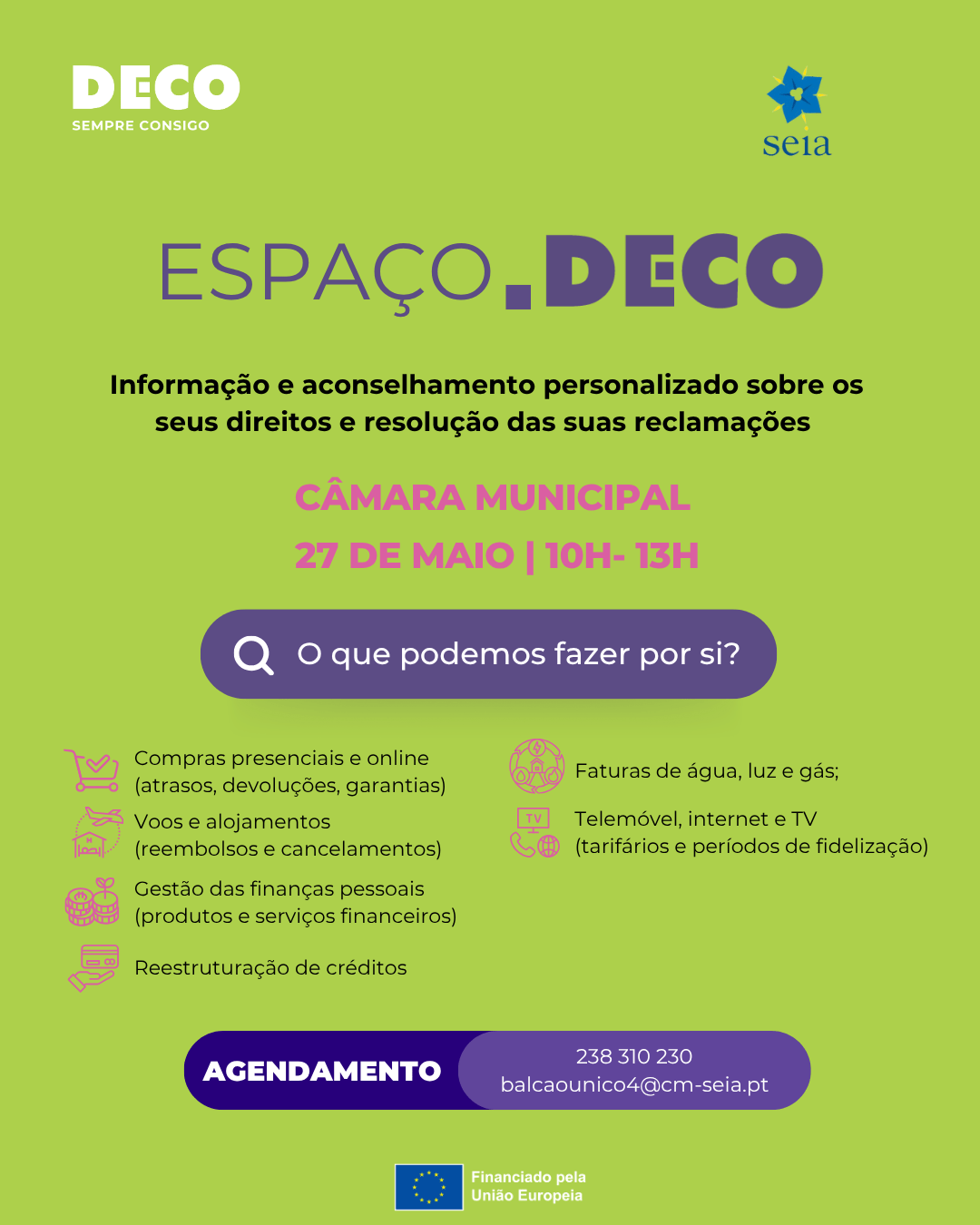 Espaço DECO inicia atendimentos presenciais no Município de Seia
