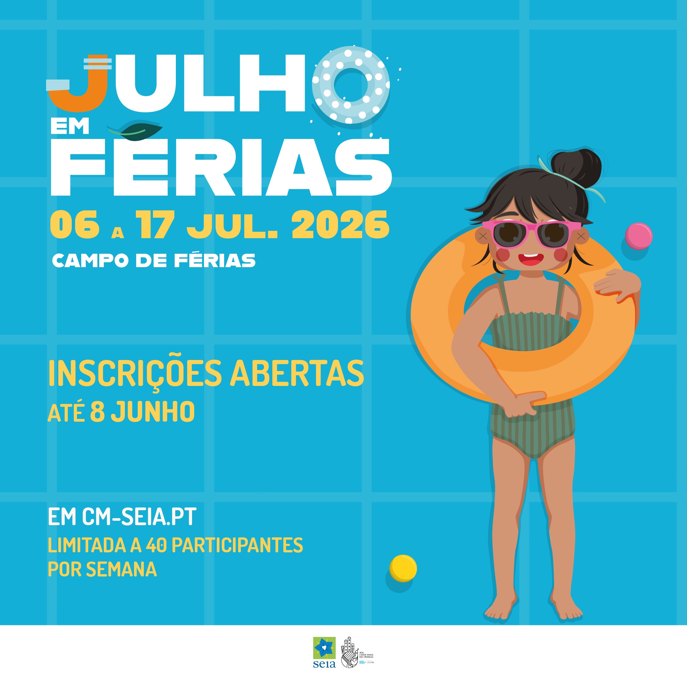 Julho em Férias com inscrições abertas