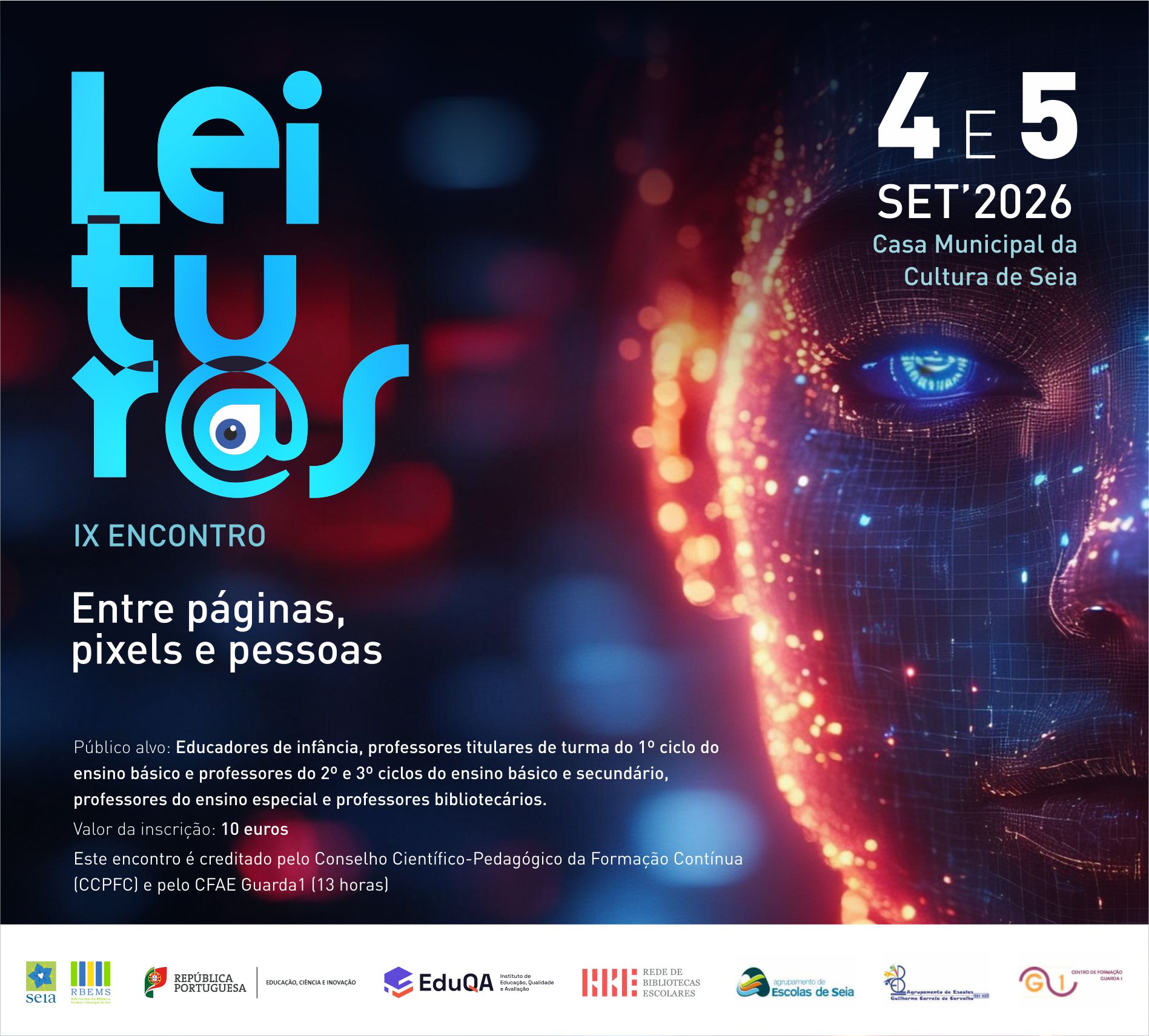 IX Encontro Leituras debate inteligência artificial, inclusão e novos modos de ler
